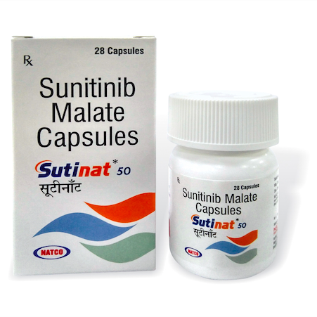 舒尼替尼 索坦 SUTINAT 50mg Capsule 28’S