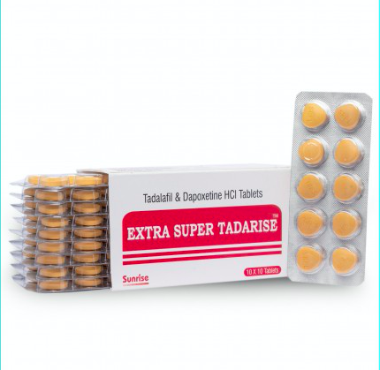 希爱力+必利劲延时助勃双效片 他达拉非+达泊西汀 Extra Super Tadarise 100片