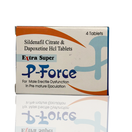 万艾可+必利劲延时助勃双效片 西地那非+达泊西汀 Extra Super P Force 4粒
