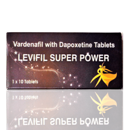 艾力达+必利劲延时助勃双效片 伐地那非+达泊西汀 Levifil Super Power 10片