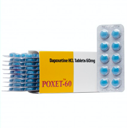 必利劲延时片 达泊西汀 Poxet-60 mg 100片