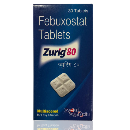 非布索坦 非布司他 Zurig 80mg 30片