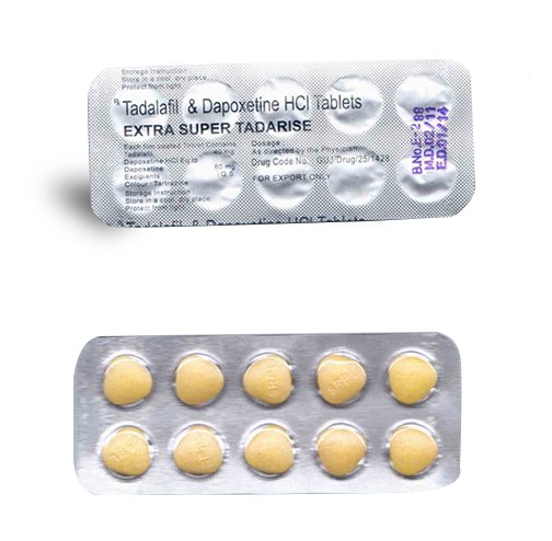希爱力+必利劲延时助勃双效片 他达拉非+达泊西汀 Extra Super Tadarise 100片